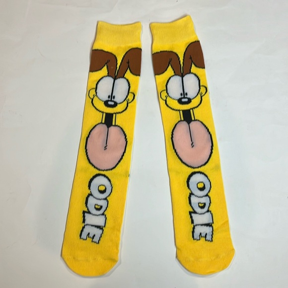 Garfield Character Odie The Dog Cotton Unisex Socks - Picture 2 of 8